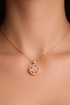 Collar trébol giratorio