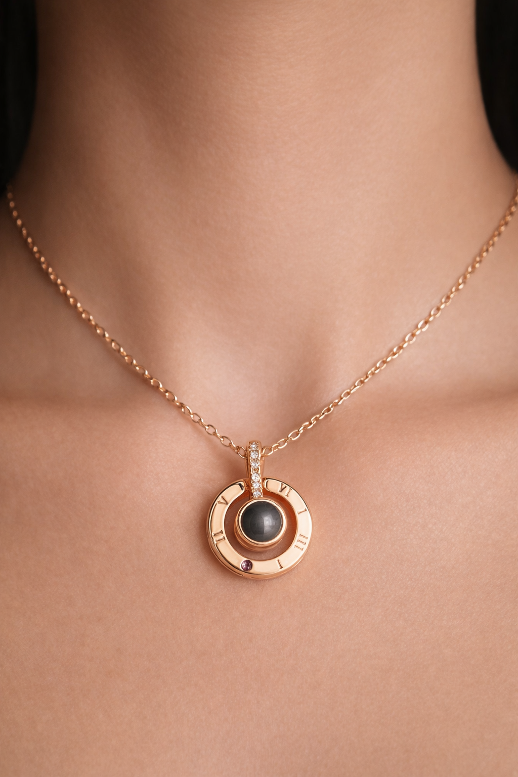 Collier réfléchissant « Je t’aime » en 100 langues