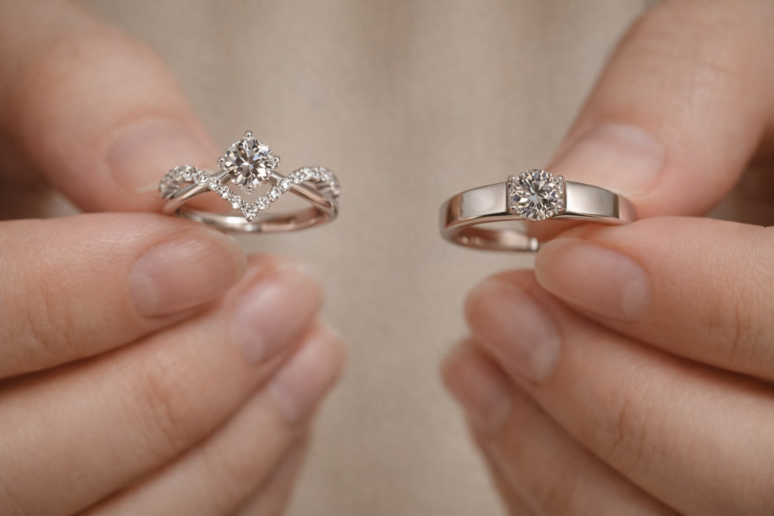 Anillos de promesa Tiara